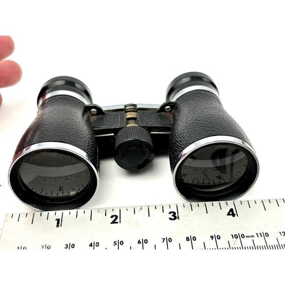 VTG Bushnell Sportview 4x30 Binoculars Compact Pocket Size Japan w/ Leather Case - Picture 5 of 16